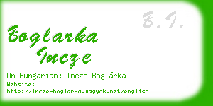 boglarka incze business card