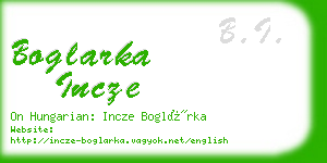 boglarka incze business card